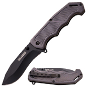 Tac-Force Grey Wood Handle Folding Knife