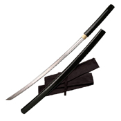 Ten Ryu Samurai Sword w/ Black Lacquer Scabbard