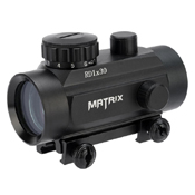 Matrix Military Style 1x30 Illuminated Red/Green Dot Scope with QD Base