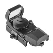 NcStar Red/Green Reflex Sight with 4 Reticles - Black