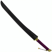 37.5 Inch 2-Tone Anime Katana - Purple