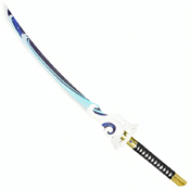 43-Inch Blue Anime Katana