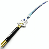 43-Inch Blue Anime Katana