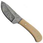 True Damascus Fixed Knife w/Sheath