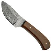 True Damascus Fixed Knife w/Sheath