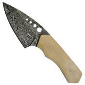 Tallen Petal Damascus Fixed Knife with Sheath