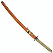 41-Inch Gold Damascus Wrapped Katana w/ Gift Box