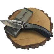 Damascus 4.5'' Folding Knife