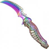 Neptune Skeleton Pocket Knife