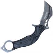 Equip yourself with the Neptune Wartech Stonewashed Folding Karambit in sleek black. Versatile, durable, and perfect for everyday carry. Get yours now!