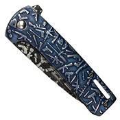 Neptune Gun Patterns Pocket 7 Inch Folding Knife 