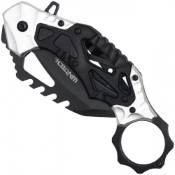 Upgrade your gear with the Neptune Chromium Steel Folding Karambit in sleek black. Versatile, durable, and perfect for everyday carry. Get yours now!