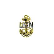 Chief Pet.Off.Bas 1-1/4 Inch Usn Pin