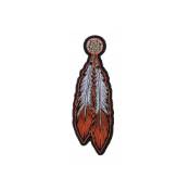 Cheap Place Patch Brown White Feathers