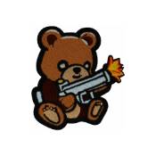 Cheap Patch Place Cute Bear Machine Gun