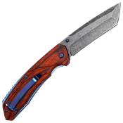 Classic Buckshot Pocket Knife with Wood Handle