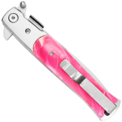 9' Stiletto Pocket Knife - Pink 