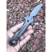 Titanium Folding Knife w/ 14mm Wrench