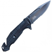 Neptune Wartech Half-Serrated Spear Point Knife