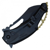 Wartech 7.5'' Assisted Folding Knife w/ Lanyard Hole