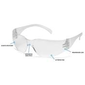 Frameless Intruder Safety Glasses