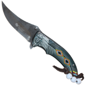 Wild Turkey Folding Knife Feather Shaped-Blade