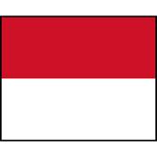 Flag Printed Patch - Monaco