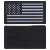 USA Flag Laser Cut Reflective Patch 