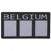 Belgium Flag Laser Cut Patch Reflective