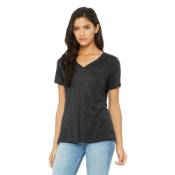 Comfy V-Neck Triblend Tee for Women