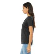 Comfy V-Neck Triblend Tee for Women