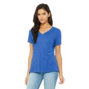 Comfy V-Neck Triblend Tee for Women