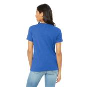 Comfy V-Neck Triblend Tee for Women