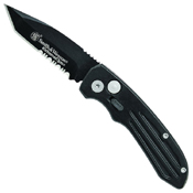 Smith & Wesson Extreme Ops Tanto Folding Knife - Half Serrated Edge
