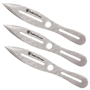 Smith and Wesson 2Cr13 Steel Blade Throwing Knife 3 Pcs Set