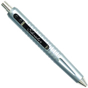 Schrade Grey Push Button Tactical Pen With Schmidt Easyflow Ink Cartridge.
