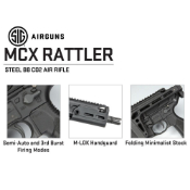 SIG Sauer MCX Rattler Steel BB CO2 Rifle