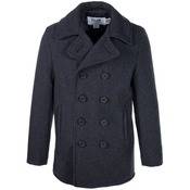 Classic Melton Wool Navy Pea Coat