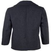 Classic Melton Wool Navy Pea Coat