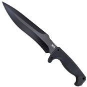 Jungle Warrior Black Kraton Handle Bowie Knife