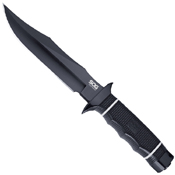 Tech Bowie Kraton Handle Fixed Blade Knife w/ Sheath