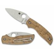 Spyderco Chaparral Slipit Folding Knife (Maple Wood)