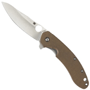 Brad Southard Earth-Brown G-10 Handle Folding Blade Knife