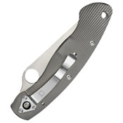 Spyderco Military Knife - Fluted Titanium Handle