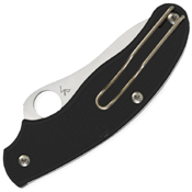 Spyderco UK Penknife Black FRN Handle Folding Knife