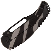 United Cutlery Willumsen Urban Tac Blondie Black Half Serrated Knife