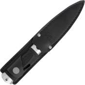 Honshu Sgian Knife: Black. Complete with sheath. Available at Gorillasurplus.com.