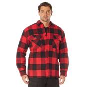 Buffalo Plaid Quilted Lined Jacket