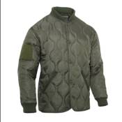 Quilted Woobie Jacket - Olive Drab