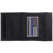 Ultra Force Thin Blue Line Flag Nylon Commando Wallet